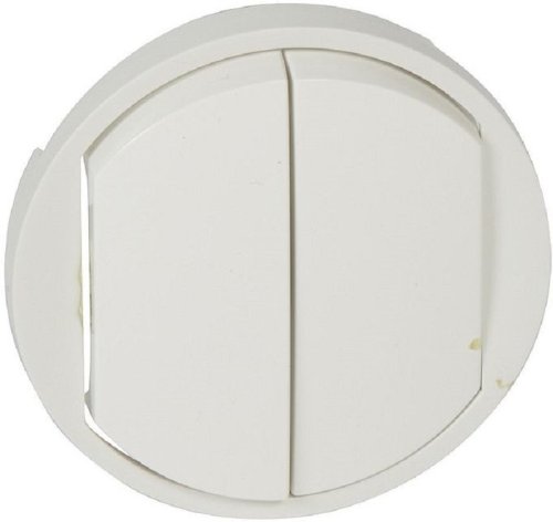 Лицевая панель Legrand Celiane для 2-кл. выключателя белый картинка